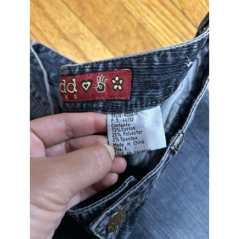 Vintage Mudd Jeans Womens Low Rise Flare Leg Y2K/90s Size 25 (1)